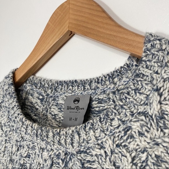 Wind River Nordic Fair Isle Cable Knit Sweater Size M - Picture 3 of 12